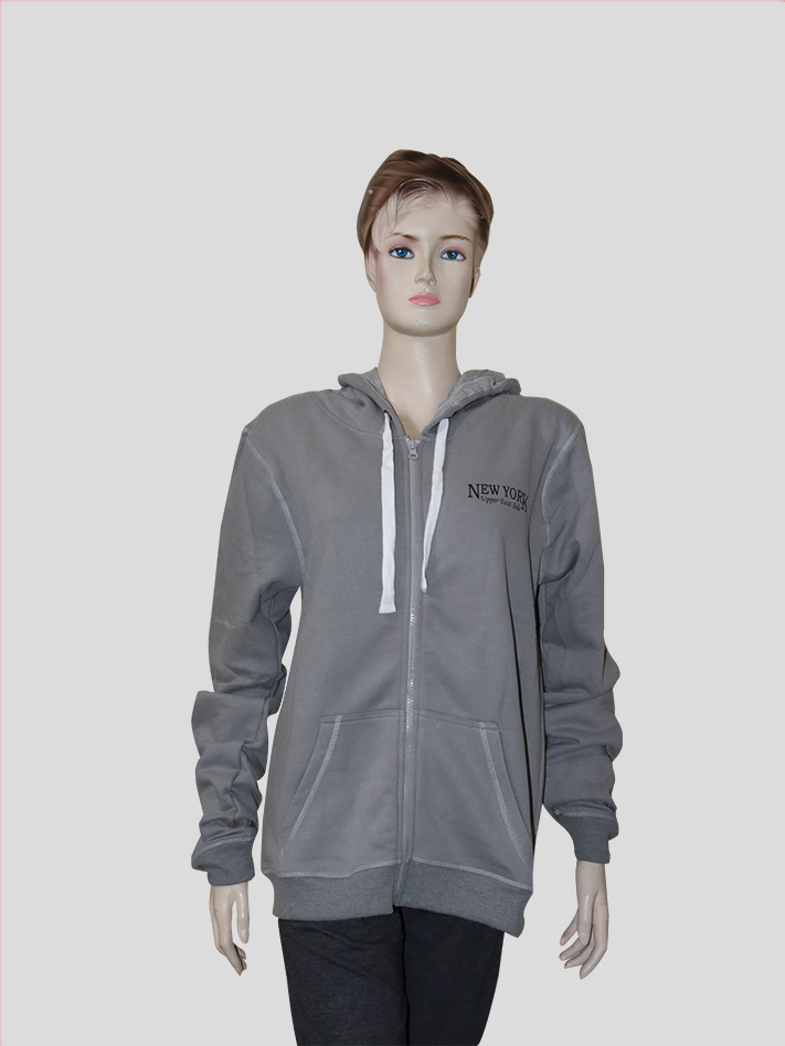 Women Hoodie Jacket With Zipper
