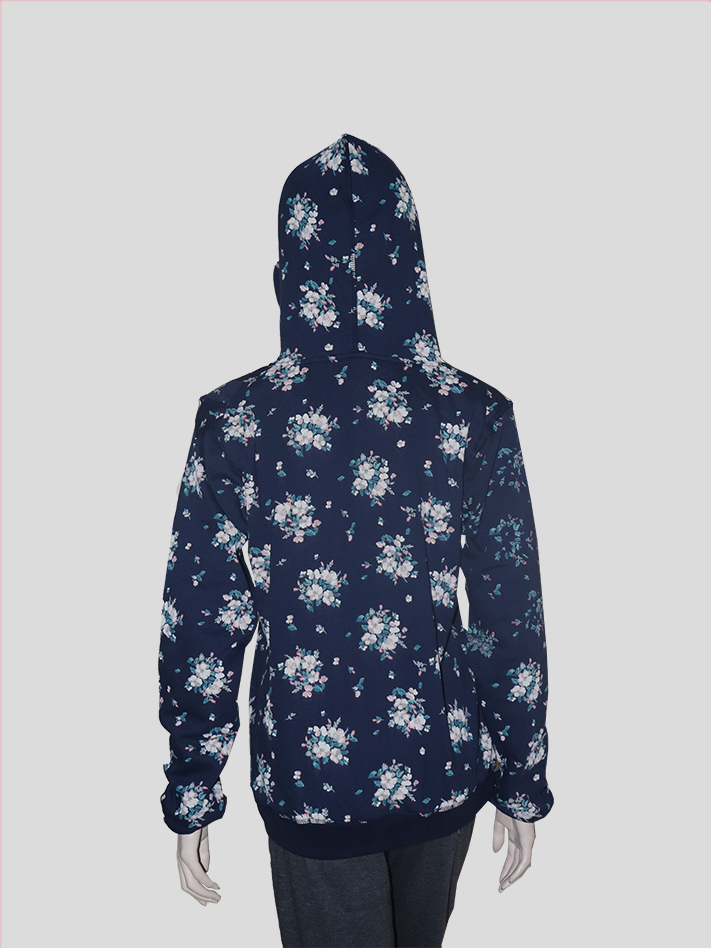 Women Hoodie Jacket With Zipper